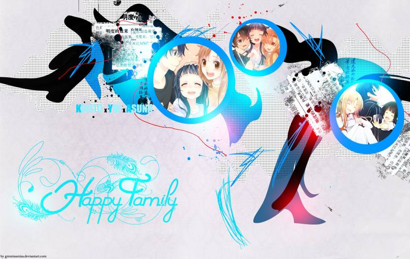 Athah Anime Sword Art Online Kirito Kazuto Kirigaya Asuna