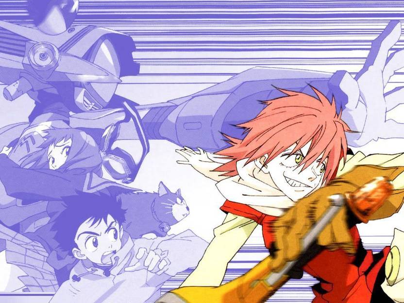 Athah Anime Flcl Naota Nandaba Haruko Haruhara Mamimi