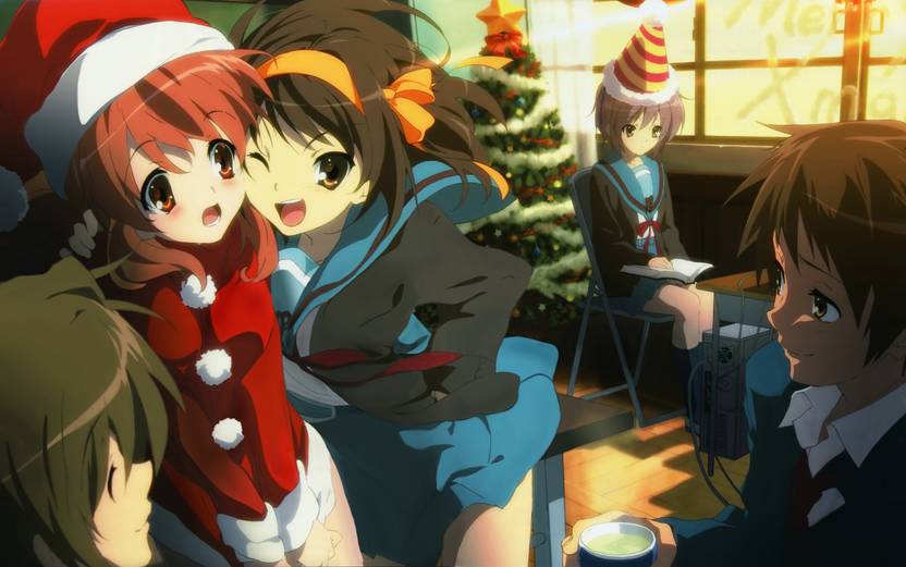 Athah Anime The Melancholy Of Haruhi Suzumiya Christmas