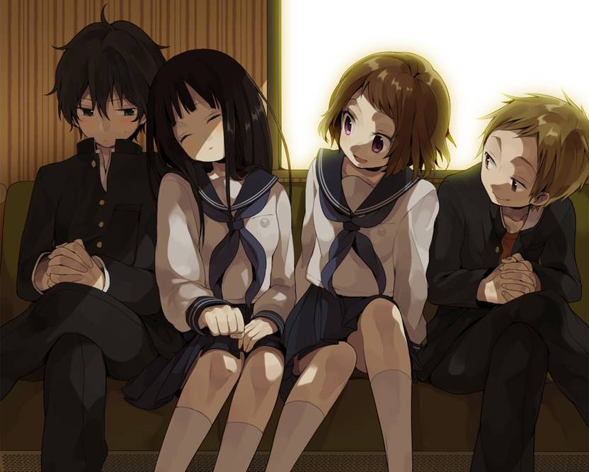 Athah Anime Hyouka Eru Chitanda Hōtarō Oreki Mayaka Ibara