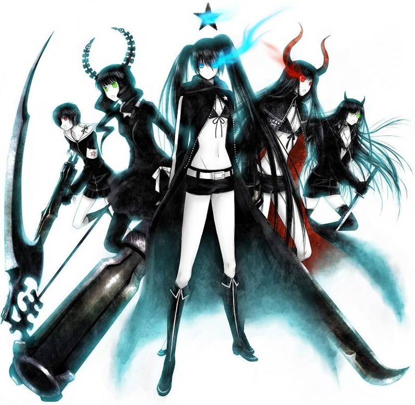 Athah Anime Black Rock Shooter Dead Master Black Gold Saw