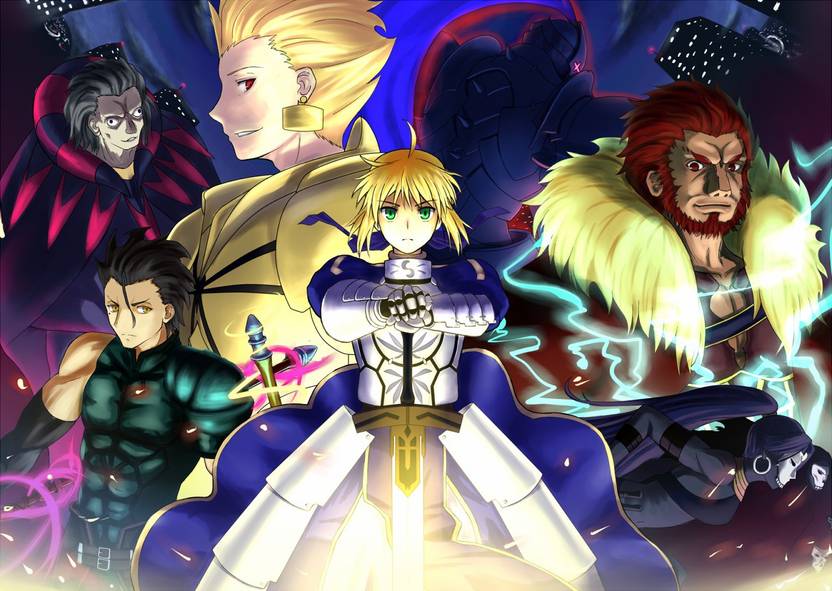 Athah Anime Fate Zero Fate Series Saber Lancer Caster Archer