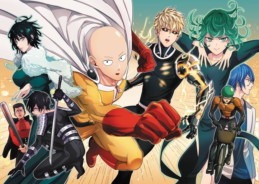 Athah Anime One Punch Man Tatsumaki Mumen Rider Saitama
