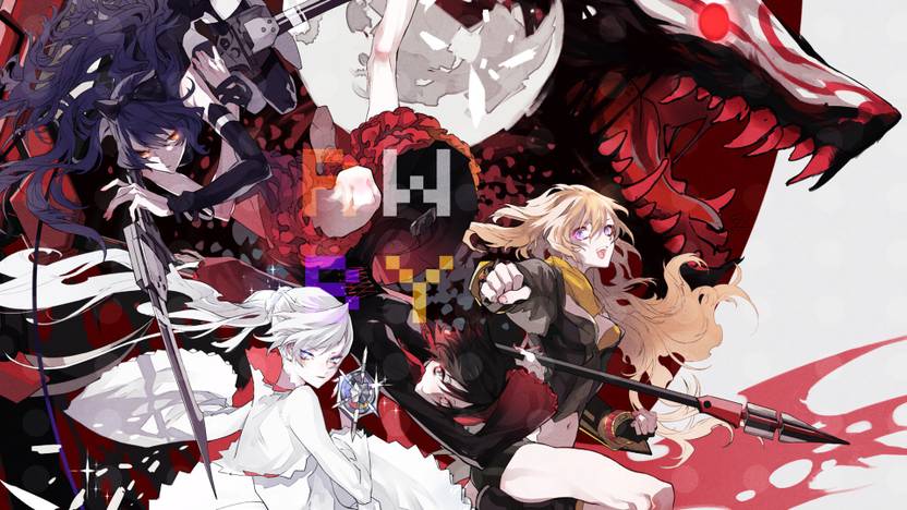 Athah Anime Rwby Ruby Rose Weiss Schnee Blake Belladonna