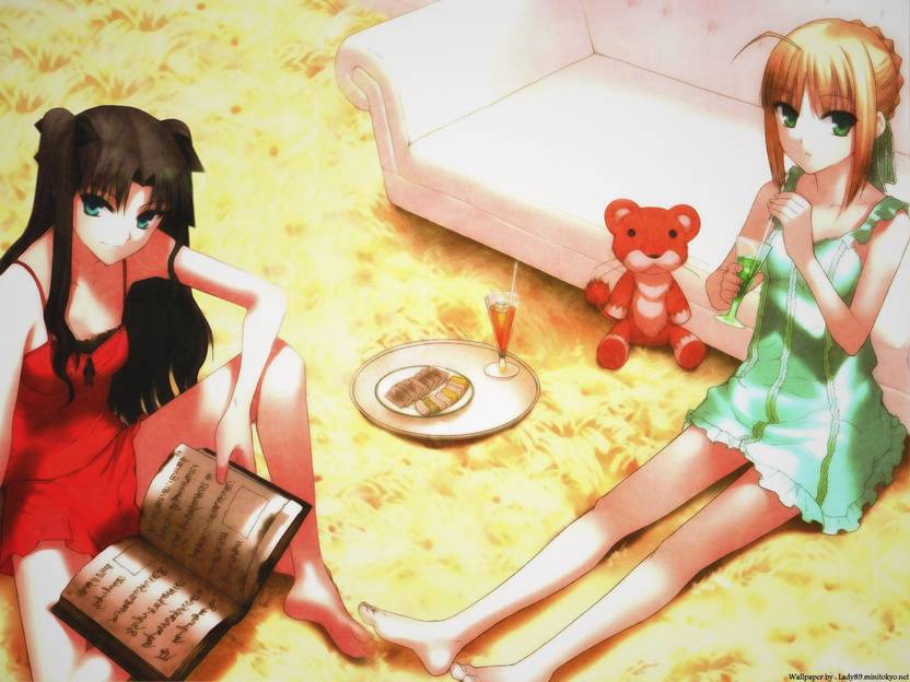 Athah Anime Fate Stay Night Fate Series Saber Rin Tohsaka 13