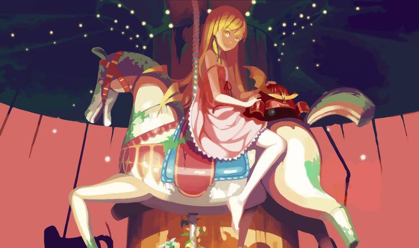 Athah Anime Monogatari Series Long Hair Blonde Monogatari