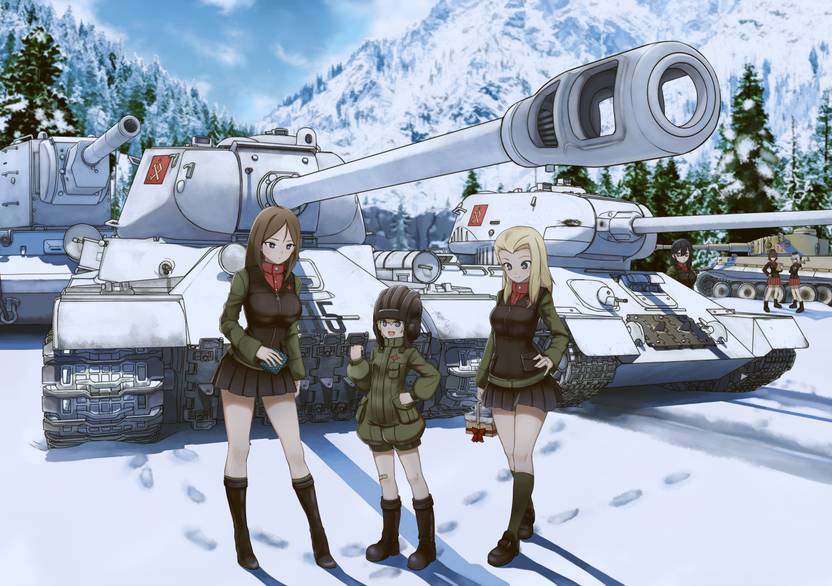 Athah Anime Girls Und Panzer Maho Nishizumi Katyusha Nonna