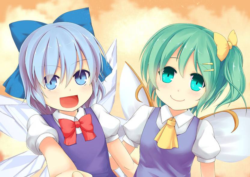 Athah Anime Touhou Cirno Daiyousei 13 19 Inches Wall Poster