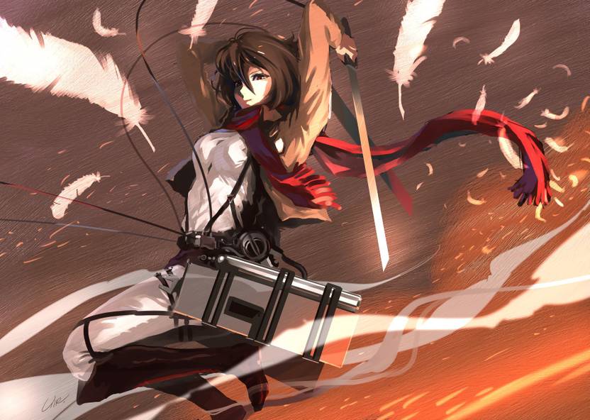 Athah Anime Attack On Titan Mikasa Ackerman Shingeki No