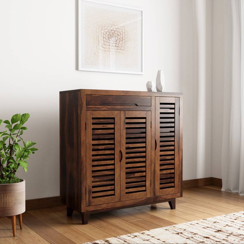 Vintej Home Solid Wood Shoe Rack In India Vintej Home Solid Wood Shoe Rack Brown 4 Shelves
