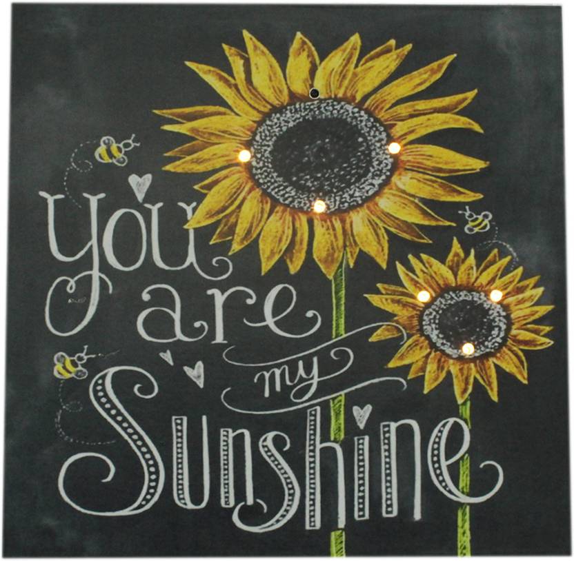 Avmart You Are My Sunshine E Black Wooden Chalk Board