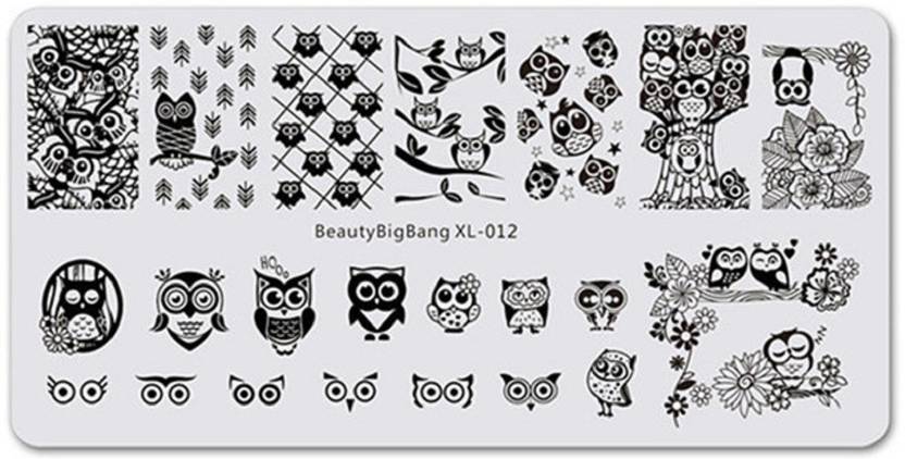 Imported Beauty Big Bang Stamping Template Rectangle Negative Space Imported Beauty Big Bang Stamping Template Rectangle Negative Space