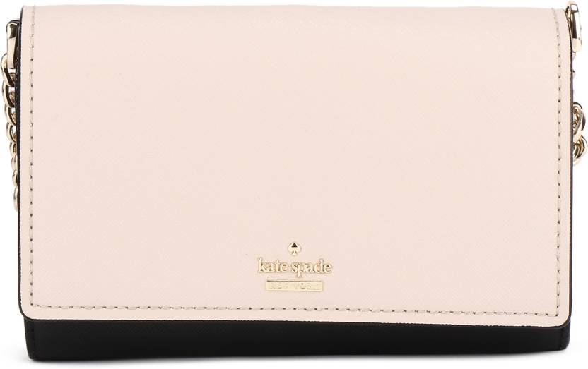 KATE SPADE Black, Pink Sling Bag PWRU5846 TUSK/BLACK - Price in India |  