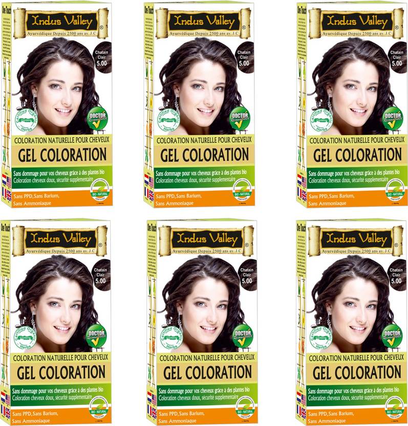 Indus Valley Organically Natural Gel Light Brown Chemical Free