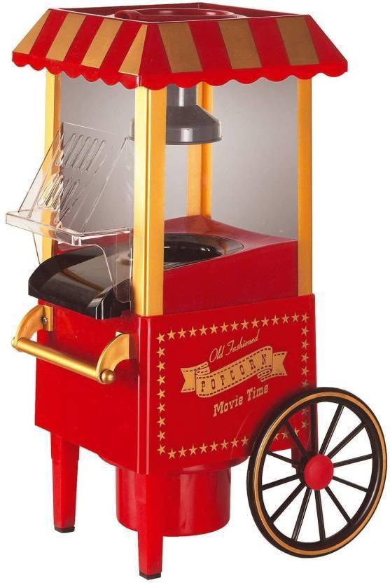 Divinext Popcorn Maker Mini Plastic Countertop Retro Hot Air