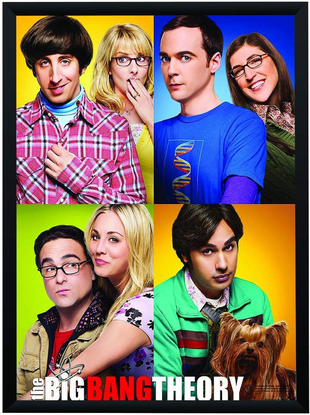 A3 A4 Sizes The Big Bang Theory TV Show Poster or Canvas Art Print
