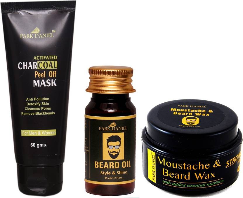 Park Daniel Activated Charcoal Peel Off Mask Beard Moustache