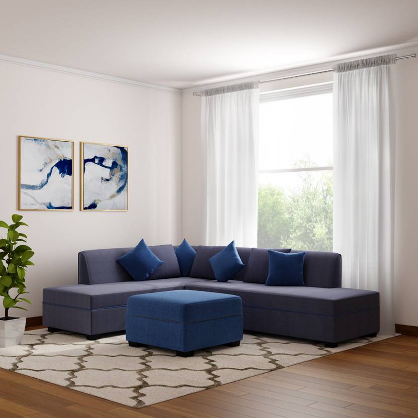 Muebles Casa Crown Fabric 6 Seater Sofa Price In India Buy