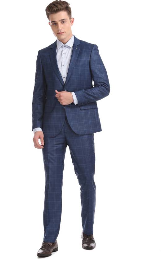 Arrow Wedding Suit Checkered Men S Suit Buy Arrow Wedding Suit