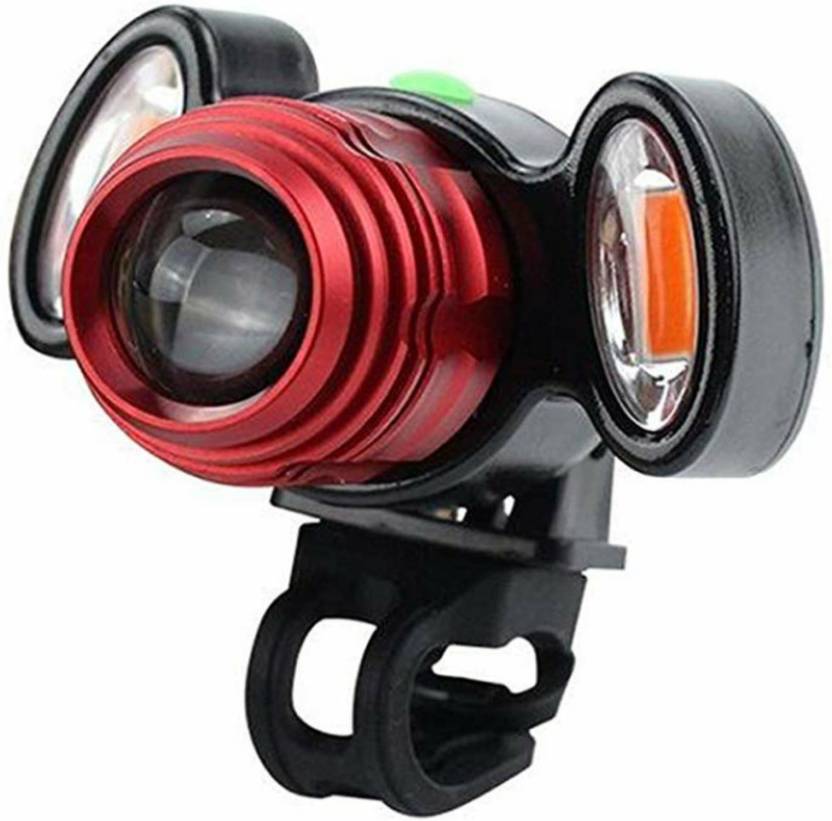 FASTPED Bicycle Zoomable Bicycle Headlight Focus Front Light with 2