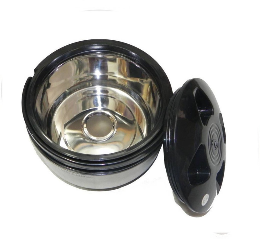 Glass Lid-CA /"Donga/" Inside Steel Serving Bowl Pure Copper 500ML Handi