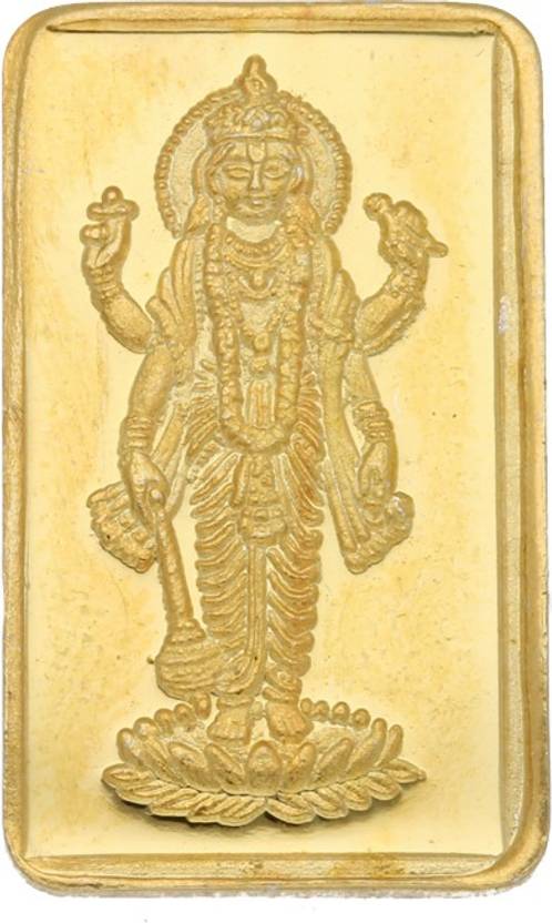 Jpearls 1 Gram 24kt Lord Vishnu Pure Gold Coin 24 9999 K G Jpearls 1 Gram 24kt Lord Vishnu Pure Gold Coin 24 9999 K G