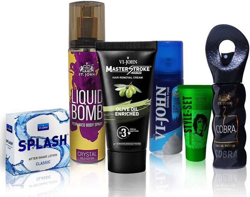 Vi John Travel Grooming Kit For Men Shave Foam All Skin Type 50