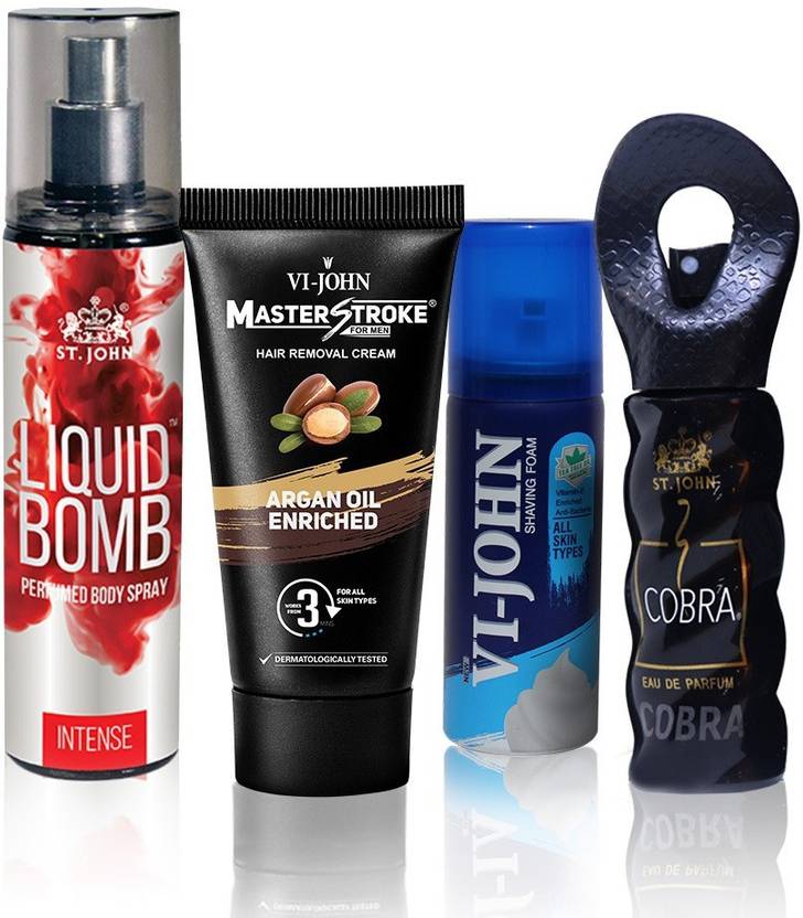 Vi John Shaving Grooming Kit Shave Foam All Skin Type 50 Gm