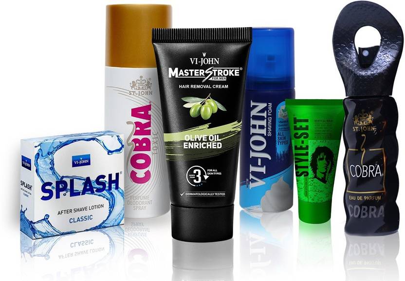 Vi John Grooming Kit For Men Shave Foam All Skin Type 50 Gm