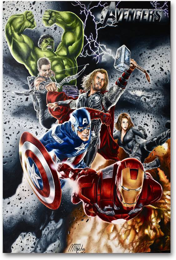 wall poster avengers hd