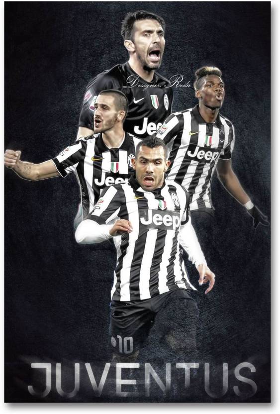 Juventus Football Club Wall Poster Paul Pogba Fan Art