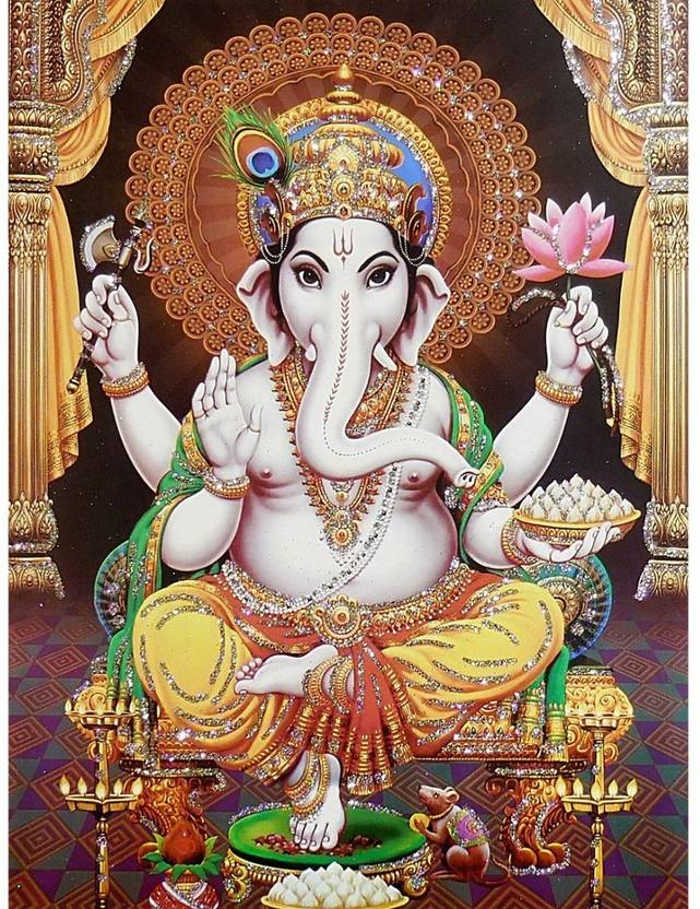 paper plane design medium matte finish lord ganesha ganpati ji 12 x