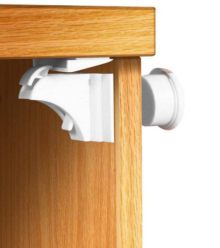 House Of Quirk Baby Safety Magnetic Cabinet Locks Adhesive No
