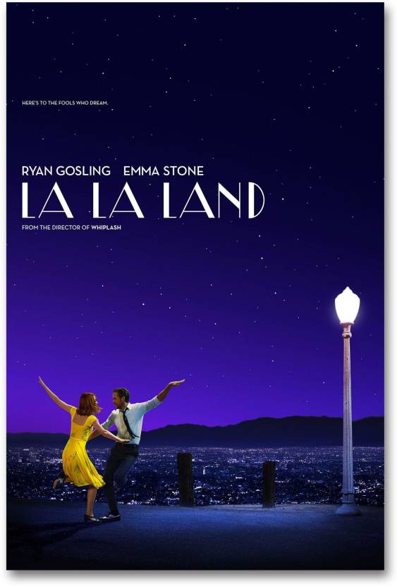 Wall Poster La La Land Emma Stone Ryan Gosling Hd Quality