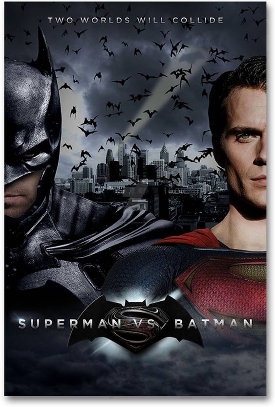 wall poster batman vs superman hd quality movie poster paper