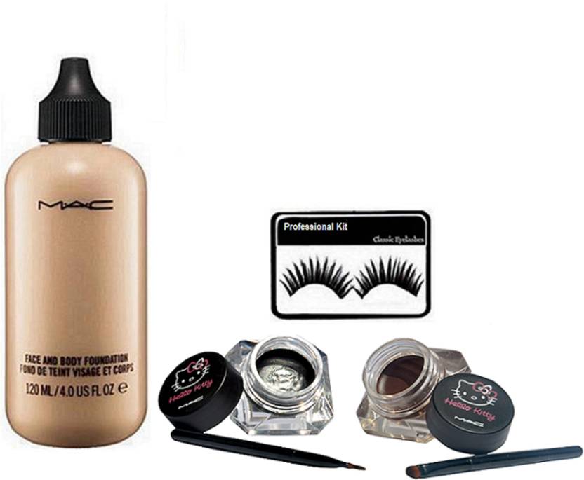 Professional Kit Eyelashes Mac Face Body Liquid Foundation