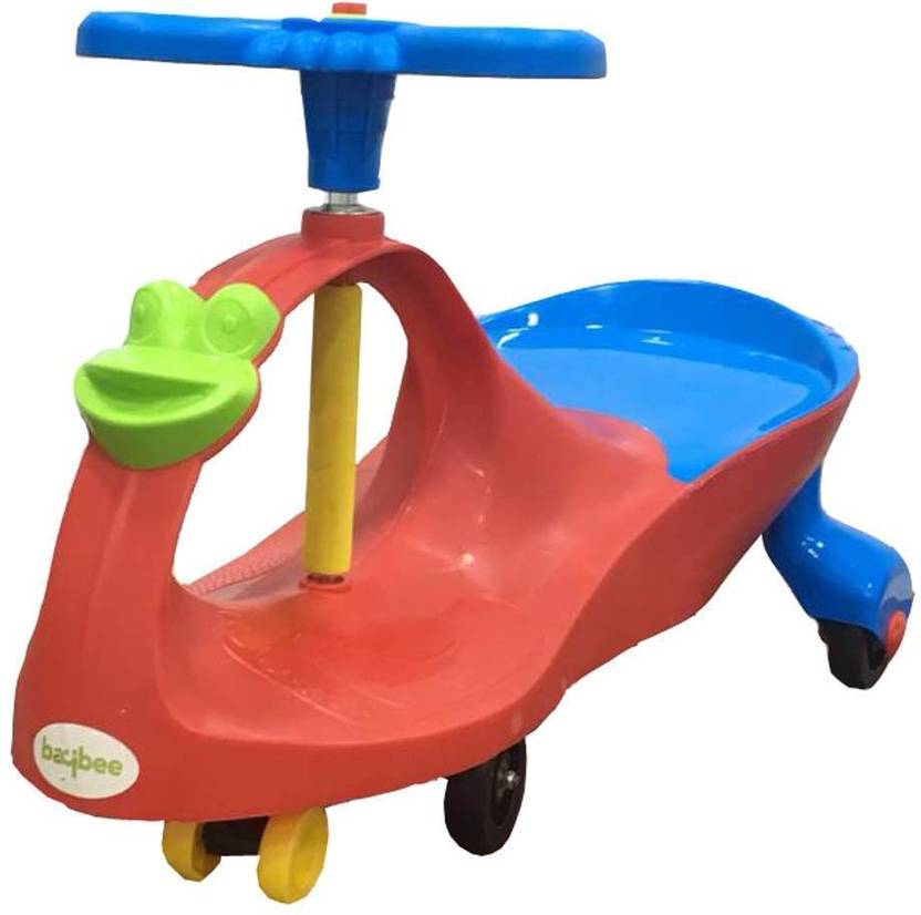 Baybee Kids Twist And Swing Cartoon Face Free Wheel Magic Car With