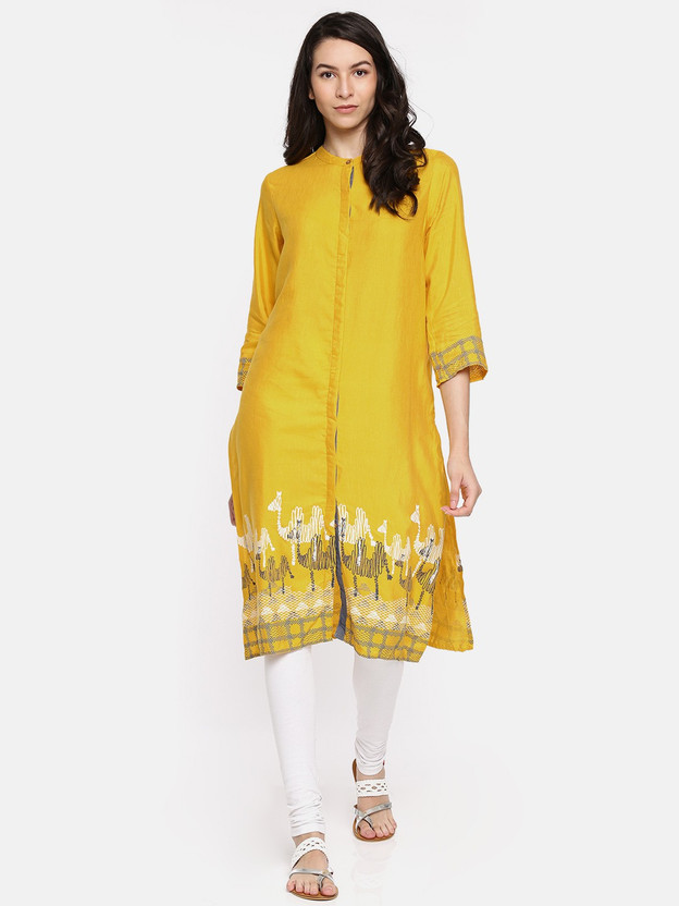 yellow rehnuma kurta