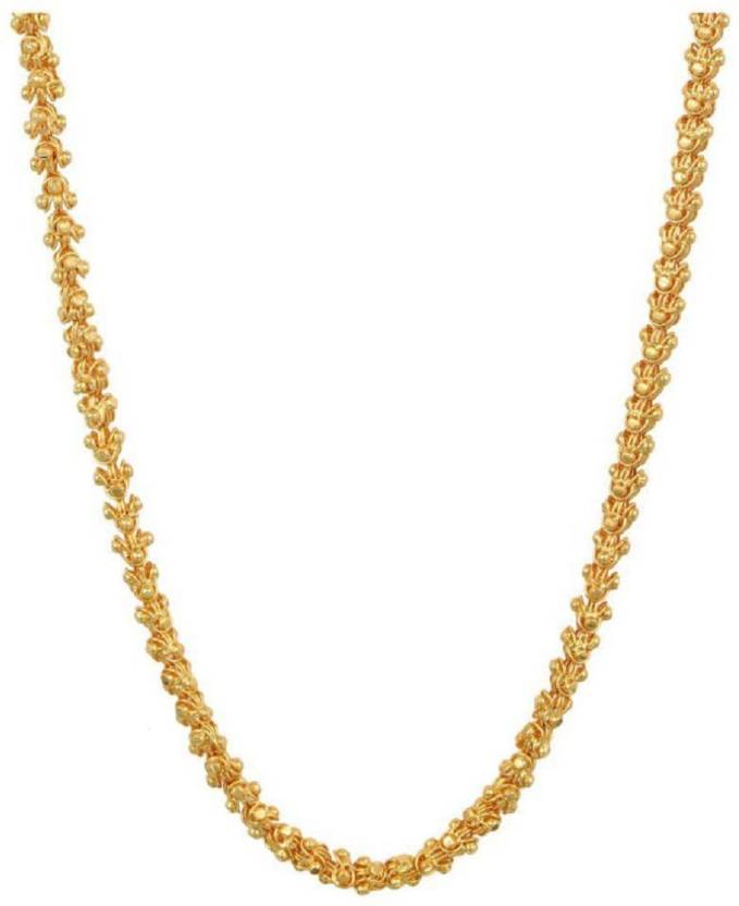 Onnet 1 Gram Gold Plated Mix Fancy Chain Gold-plated Plated ...