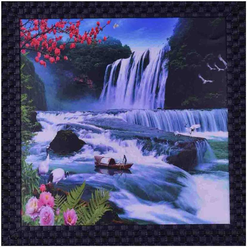 Chipgrid Chipgrid Waterfall Scenery Depicting Nature S