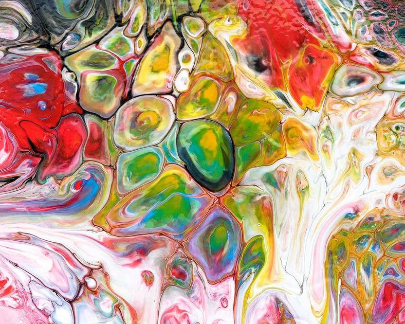 Waqi Colorful Art Canvas Painting Price In India Buy Waqi