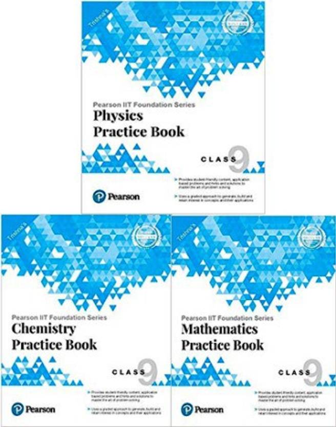 Pearson iit foundation series class 9 set of 3 books physics