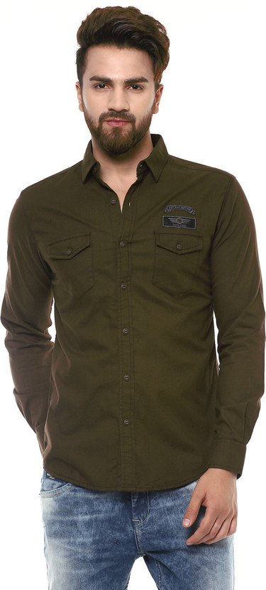 Mufti green shirt clearance