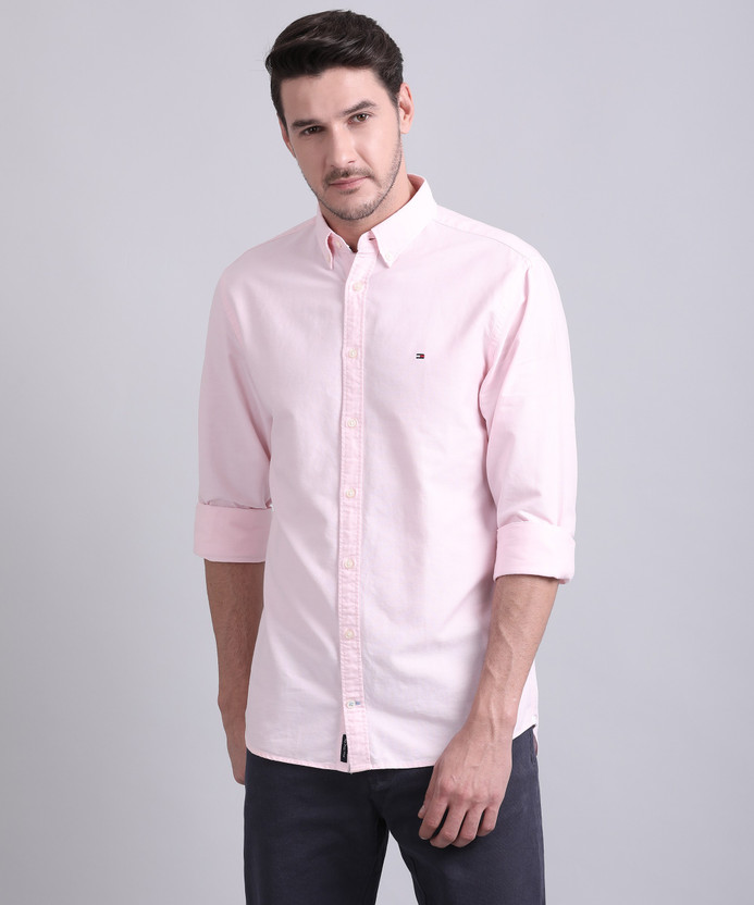 pink tommy hilfiger shirts