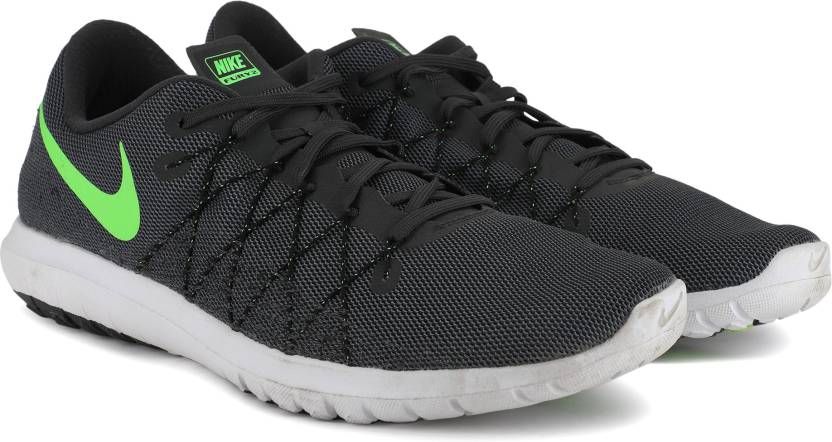 NIKE FLEX FURY 2 Running Shoes For Men - Buy ANTHRACITE/ELECTRIC GREEN-DARK Color NIKE FLEX FURY 2 Running For Men Online at Best Price - Shop Online for Footwears in