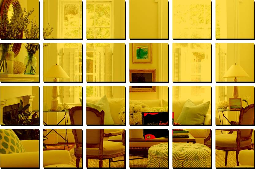 Bikrikendra Large Big Sqaure Golden 24 Piece 3d Acrylic Mirror 24 Piece 3d Acrylic Mirror