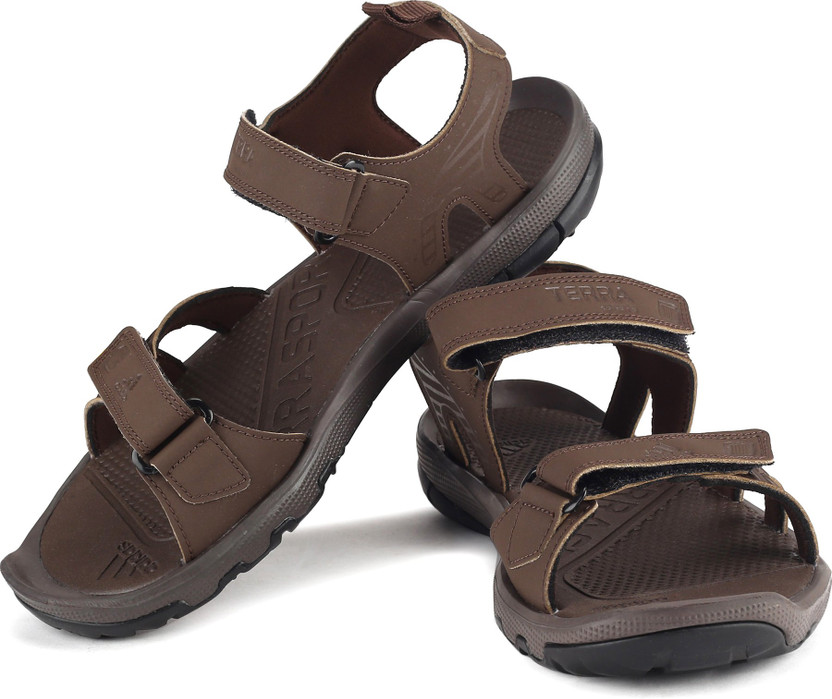 adidas sandals brown