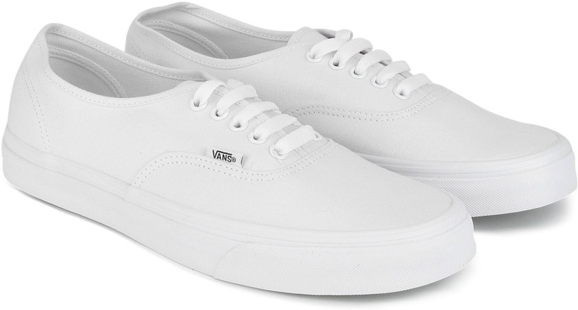 vans authentic full white original