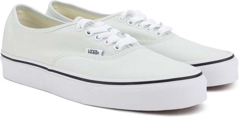 vans authentic blue flower true white