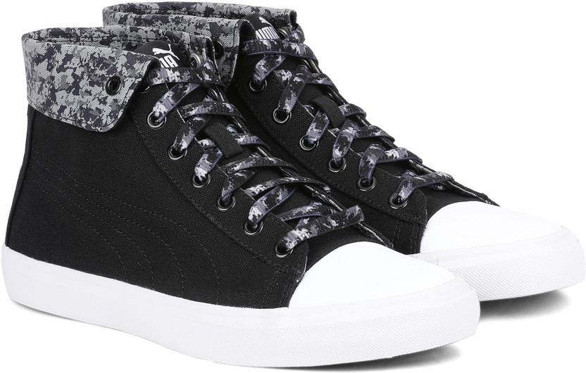 PUMA Rap Mid Graphic Lace Canvas Shoes 